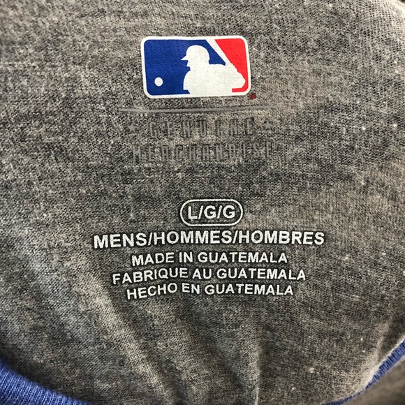 NWT Atlanta Braves Large/Med Raglan baseball tee - Picture 3 of 3